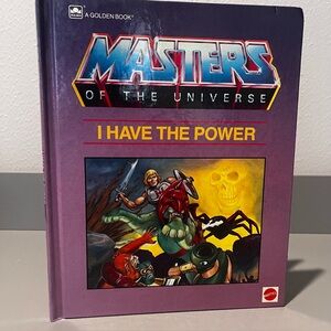 Mattel Masters Of The Universe Hardcover He-Man Book “I HAVE THE POWER" 1985 VTG